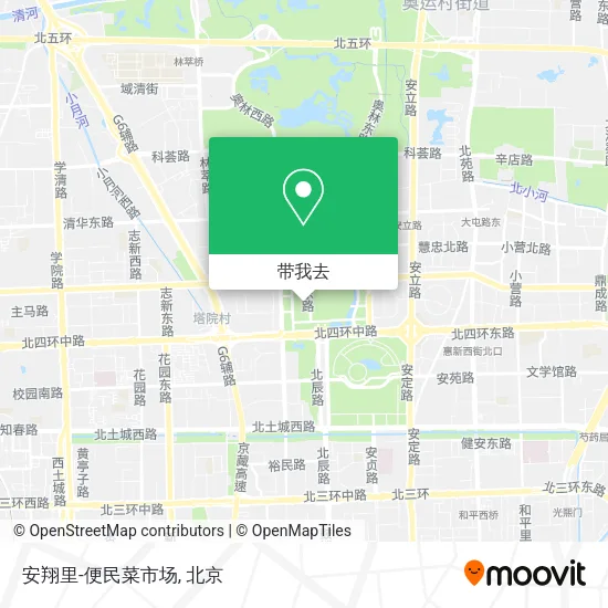 安翔里-便民菜市场地图