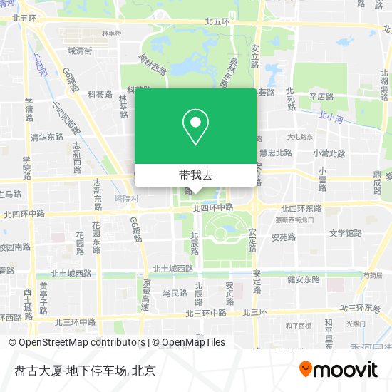 盘古大厦-地下停车场地图