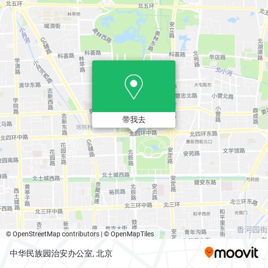 中华民族园治安办公室地图
