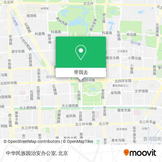 中华民族园治安办公室地图