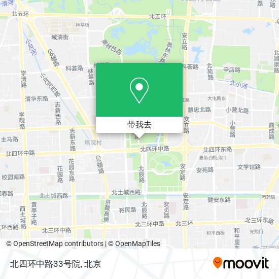 北四环中路33号院地图