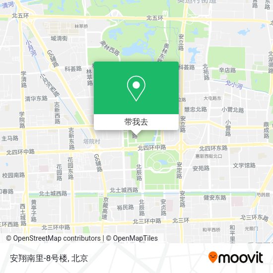 安翔南里-8号楼地图