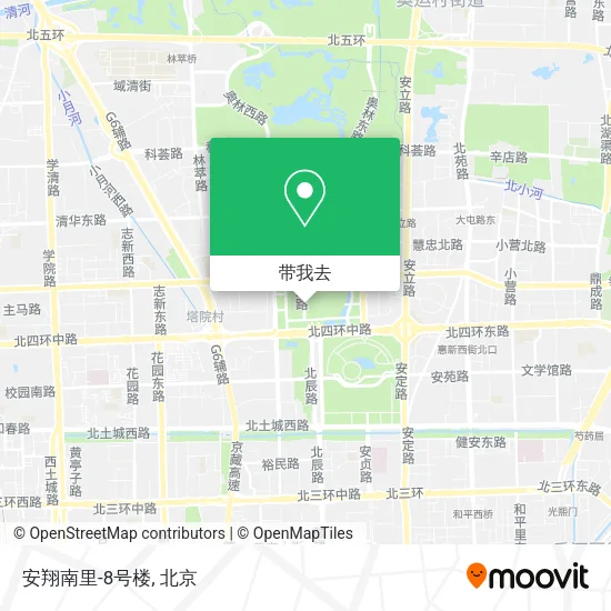 安翔南里-8号楼地图