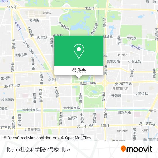 北京市社会科学院-2号楼地图