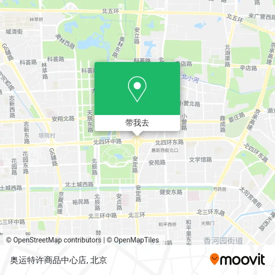 奥运特许商品中心店地图