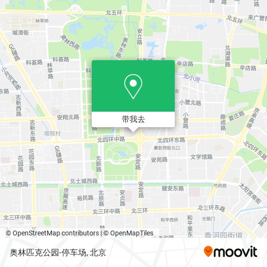 奥林匹克公园-停车场地图