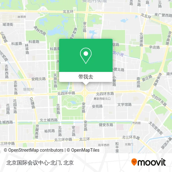 北京国际会议中心-北门地图