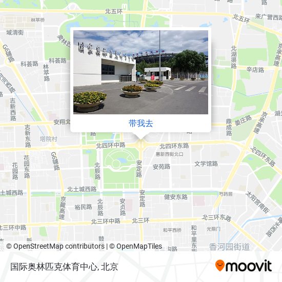 国际奥林匹克体育中心地图