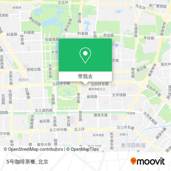5号咖啡茶餐地图
