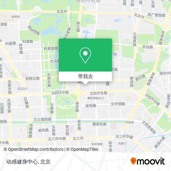 动感健身中心地图