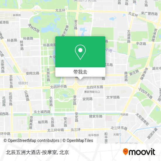 北辰五洲大酒店-按摩室地图