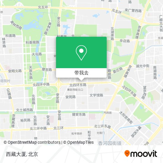 西藏大厦地图