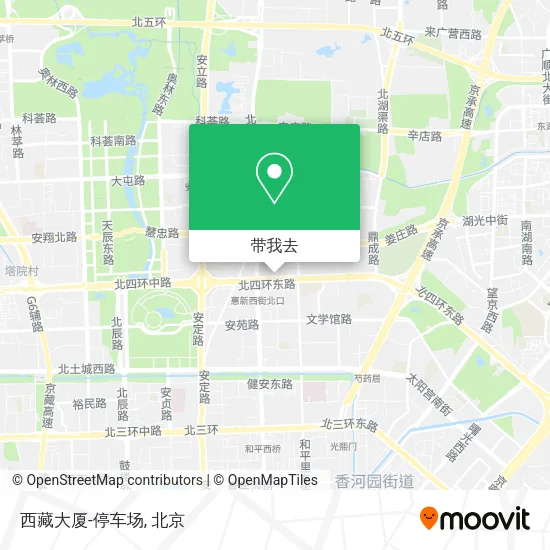 西藏大厦-停车场地图