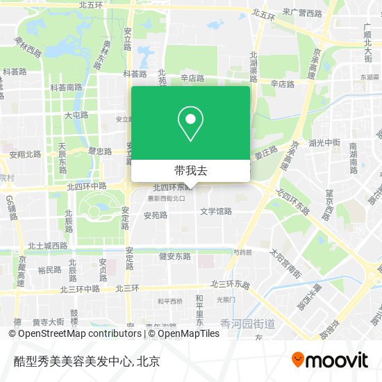酷型秀美美容美发中心地图