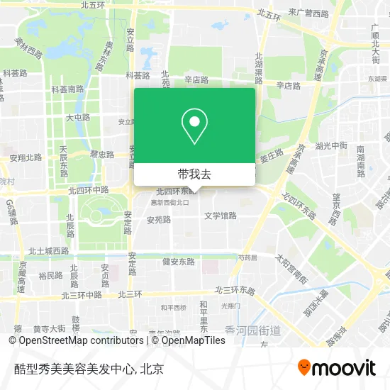 酷型秀美美容美发中心地图