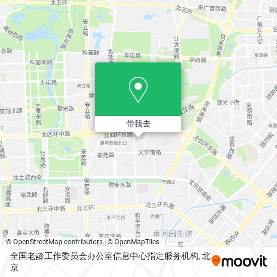 全国老龄工作委员会办公室信息中心指定服务机构地图