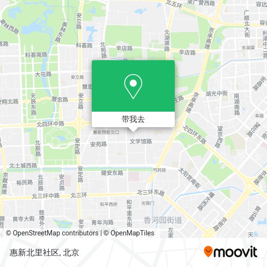 惠新北里社区地图