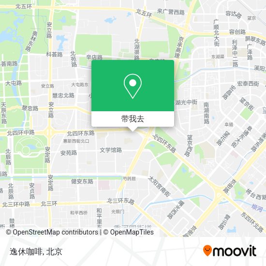 逸休咖啡地图
