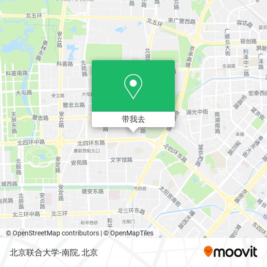 北京联合大学-南院地图