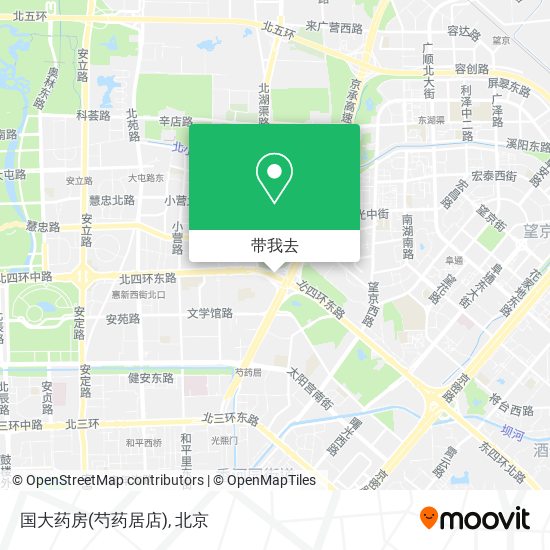 国大药房(芍药居店)地图