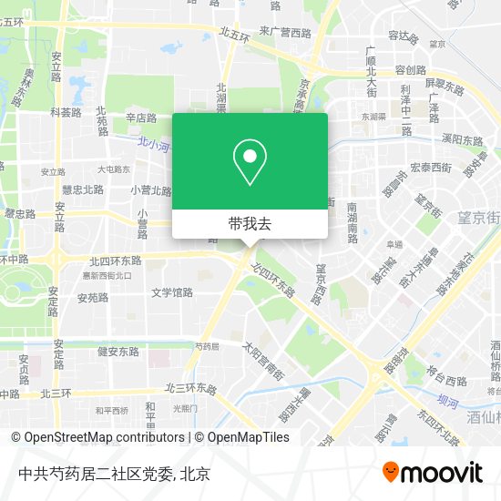 中共芍药居二社区党委地图