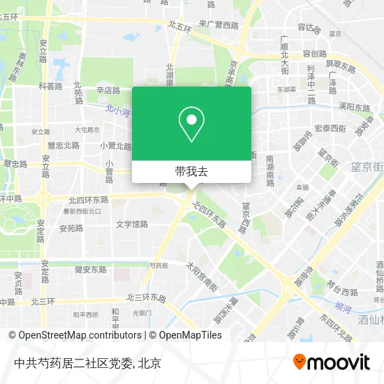 中共芍药居二社区党委地图
