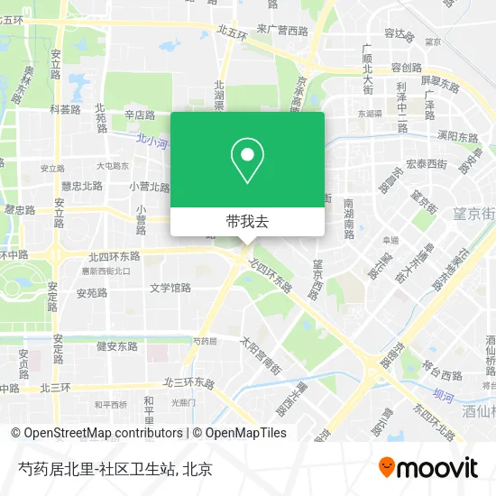 芍药居北里-社区卫生站地图