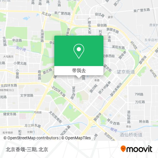 北京香颂-三期地图