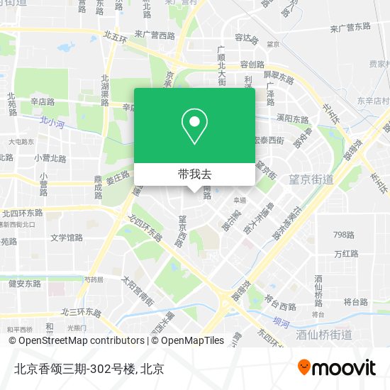 北京香颂三期-302号楼地图
