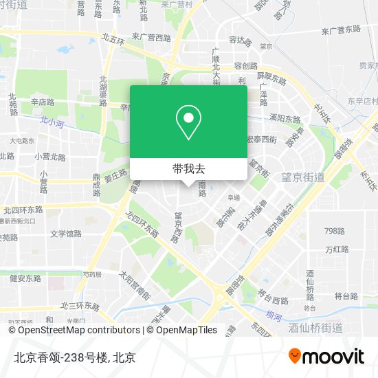 北京香颂-238号楼地图