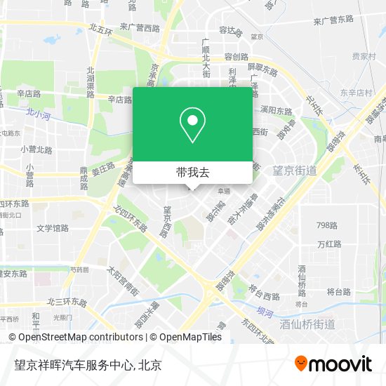 望京祥晖汽车服务中心地图