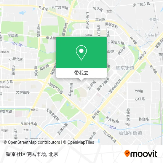 望京社区便民市场地图