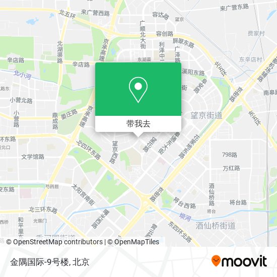 金隅国际-9号楼地图