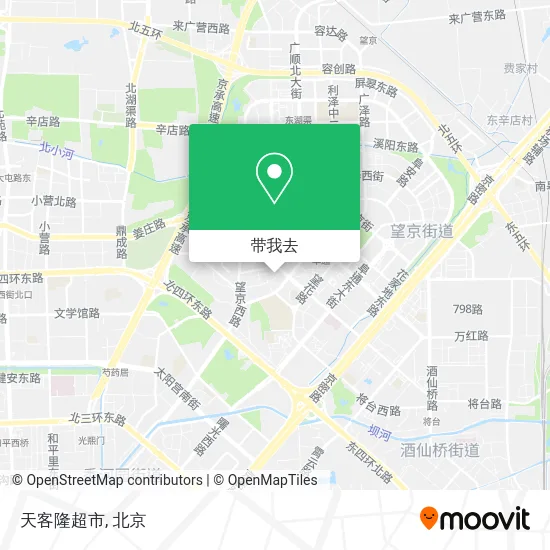 天客隆超市地图