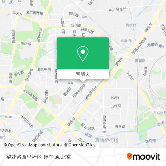 望花路西里社区-停车场地图