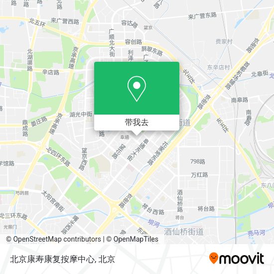 北京康寿康复按摩中心地图