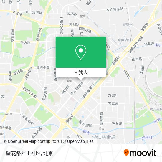 望花路西里社区地图