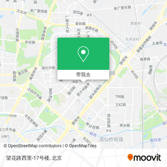 望花路西里-17号楼地图
