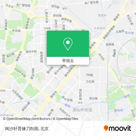 闽沙轩晋缘刀削面地图