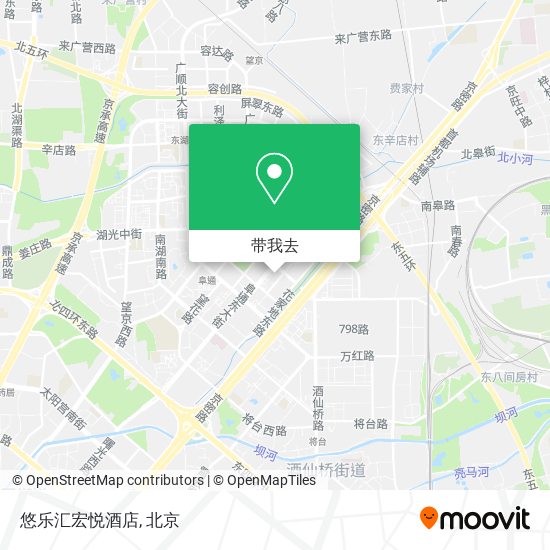 悠乐汇宏悦酒店地图