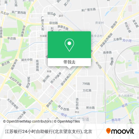 江苏银行24小时自助银行(北京望京支行)地图