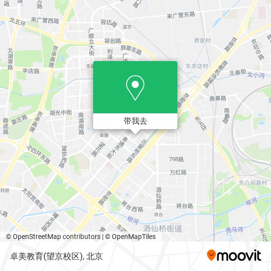 卓美教育(望京校区)地图