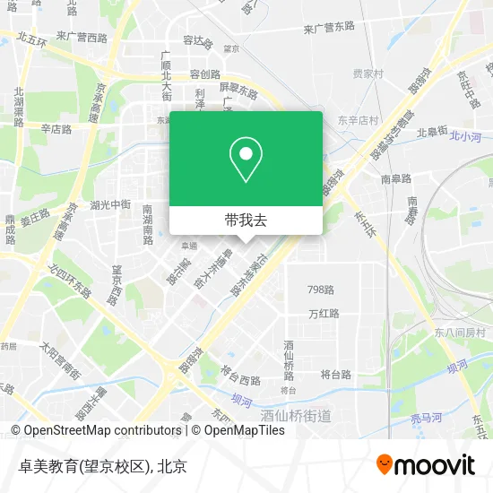 卓美教育(望京校区)地图