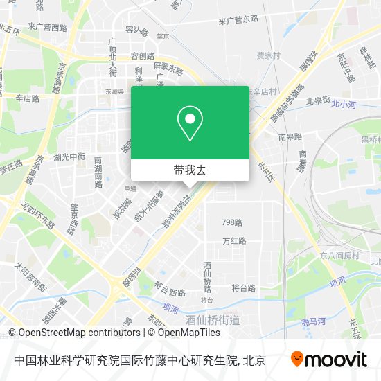 中国林业科学研究院国际竹藤中心研究生院地图
