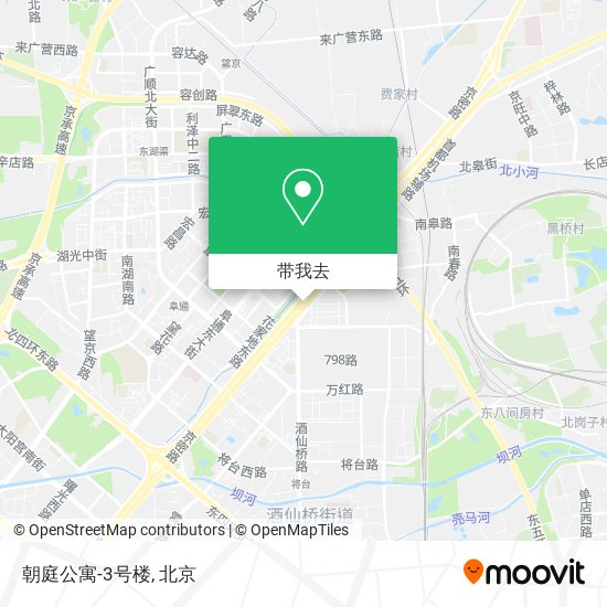 朝庭公寓-3号楼地图