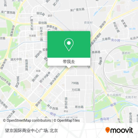 望京国际商业中心广场地图