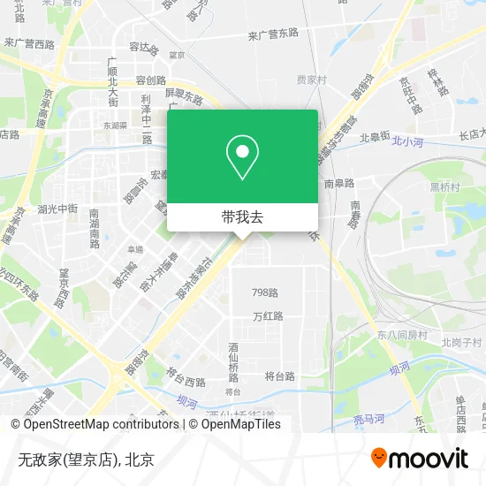 无敌家(望京店)地图