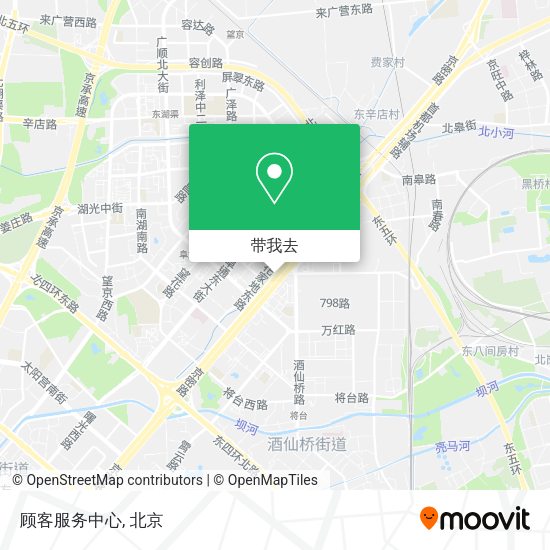 顾客服务中心地图
