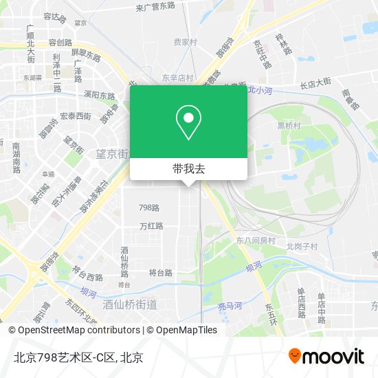 北京798艺术区-C区地图