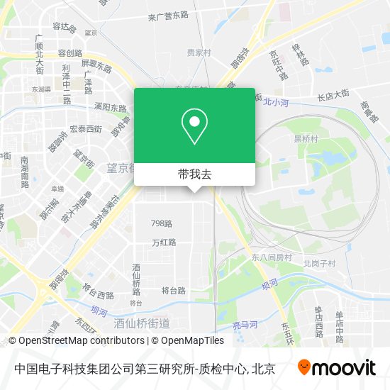 中国电子科技集团公司第三研究所-质检中心地图